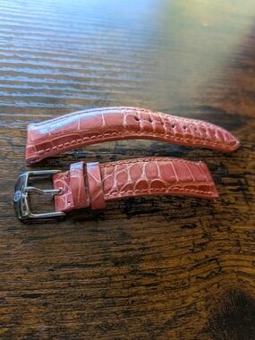 Michele Alligator Leather Watch Band